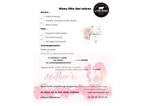 Menu de Pâques 2023